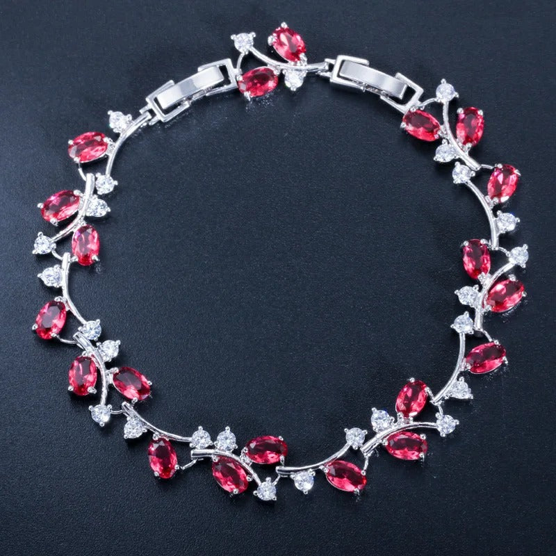 Edelstahl Armband "Elegante Foglia Abbagliante no.552" - PITANI