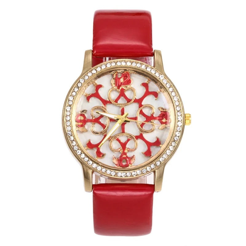 Edelstahl Armbanduhr "Fiore Elegante no.129" - PITANI