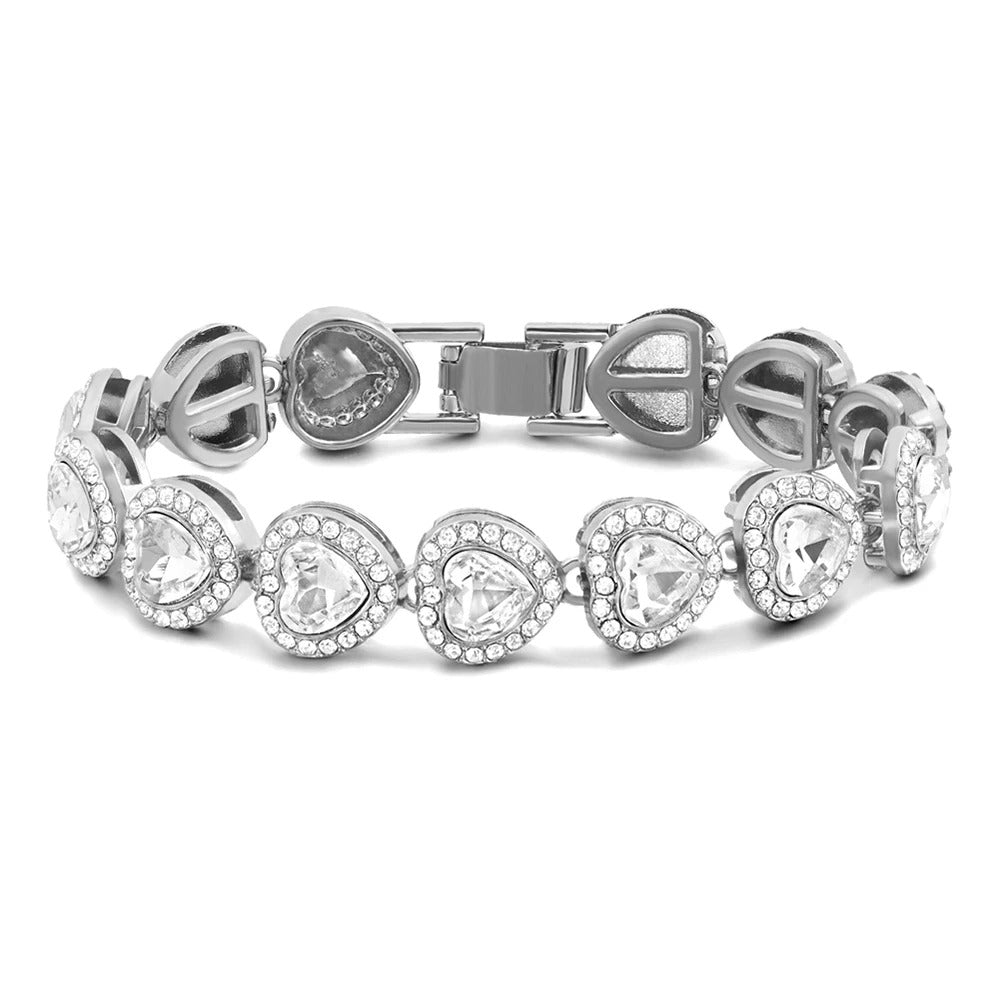 Edelstahl Glitzer Armband "Braccialeto nonloso massiccio no.515" - PITANI