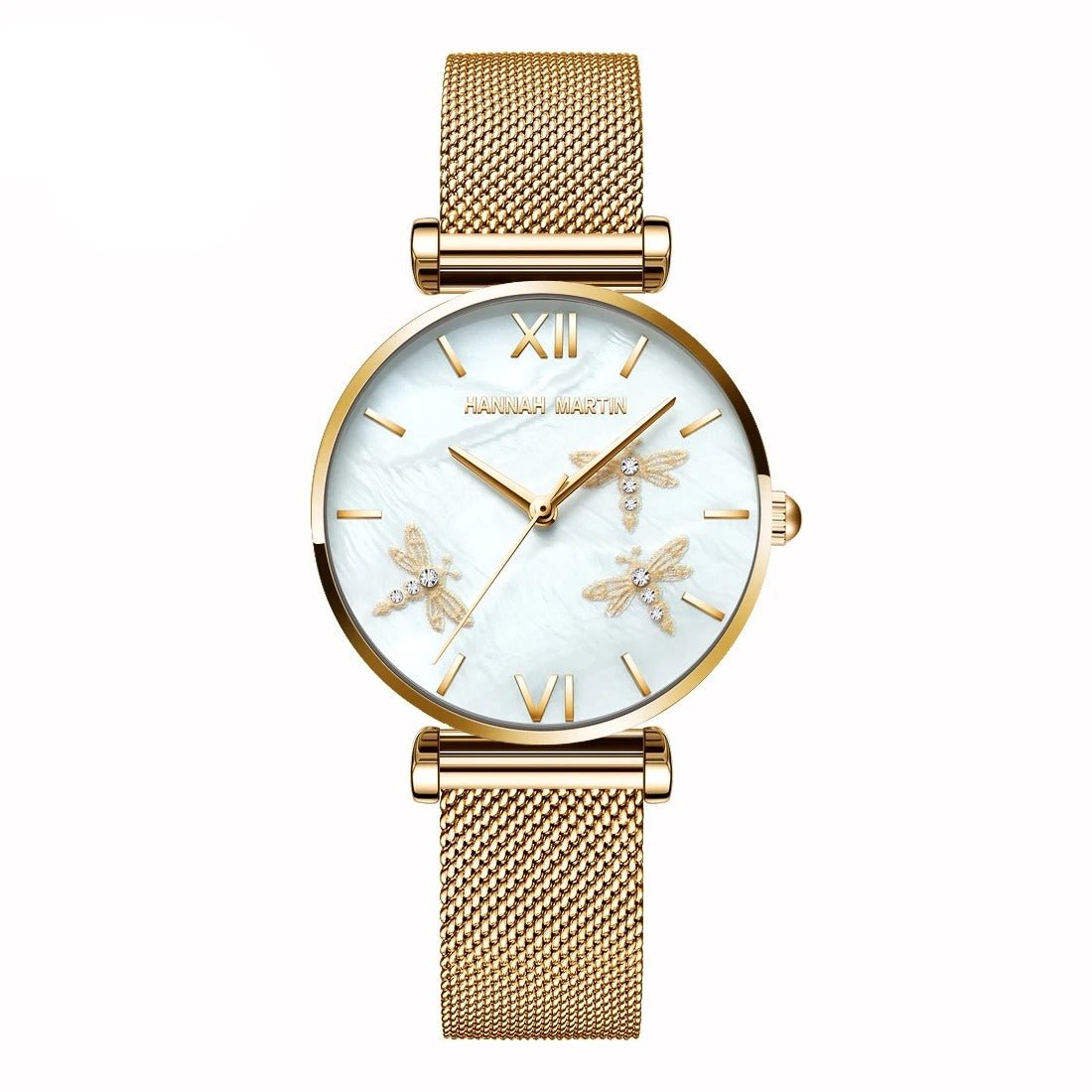 Libellen/Marmor Optik Armbanduhr "Disegno Della Libellula no.319" - PITANI