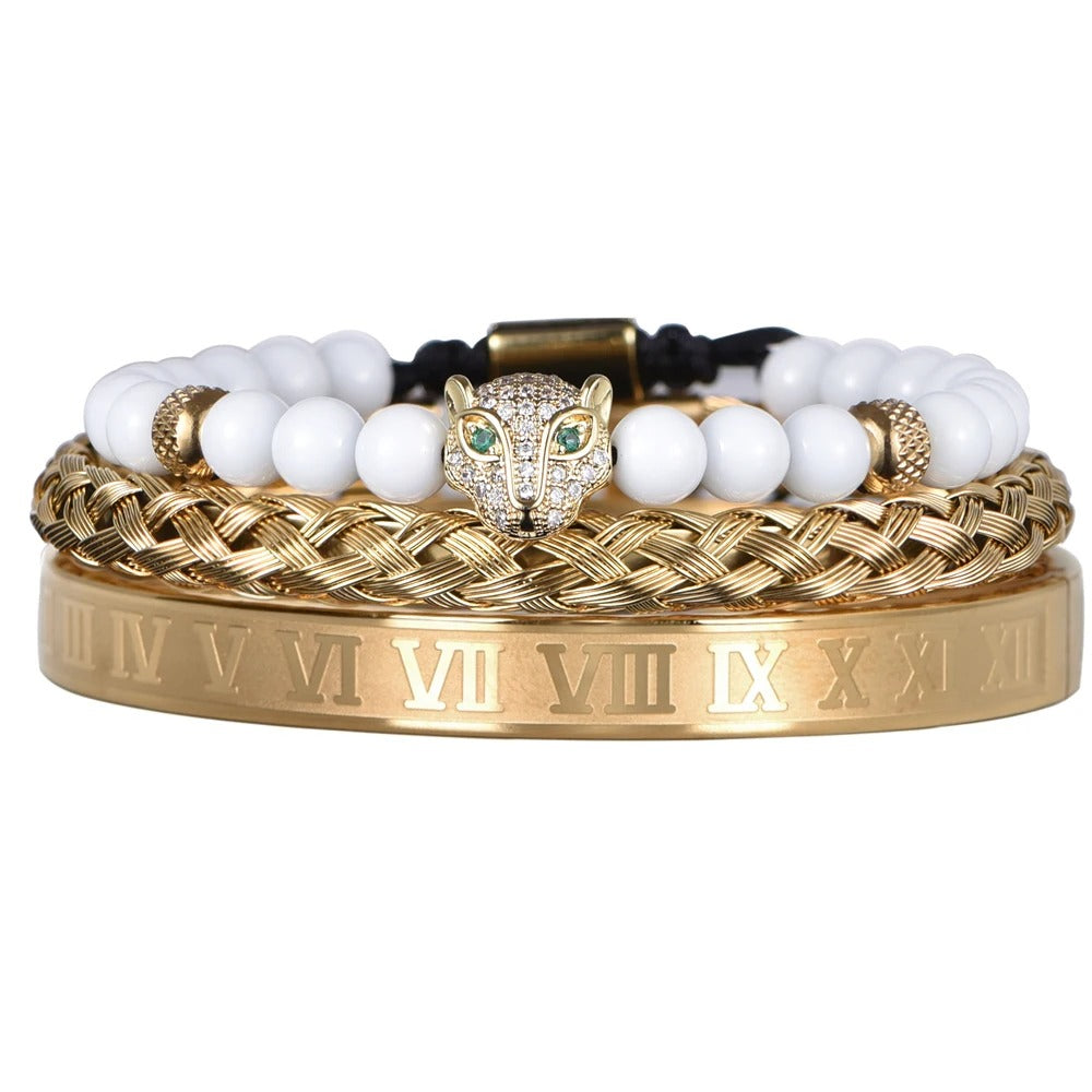 Edelstahl Armband Set "Bracciale Teschio no.532" - PITANI