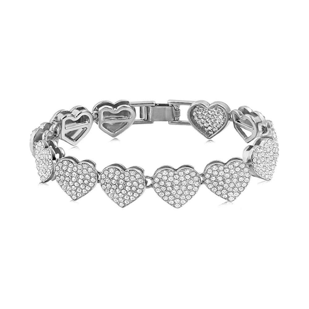 Edelstahl Glitzer Armband "Braccialeto nonloso massiccio no.515" - PITANI
