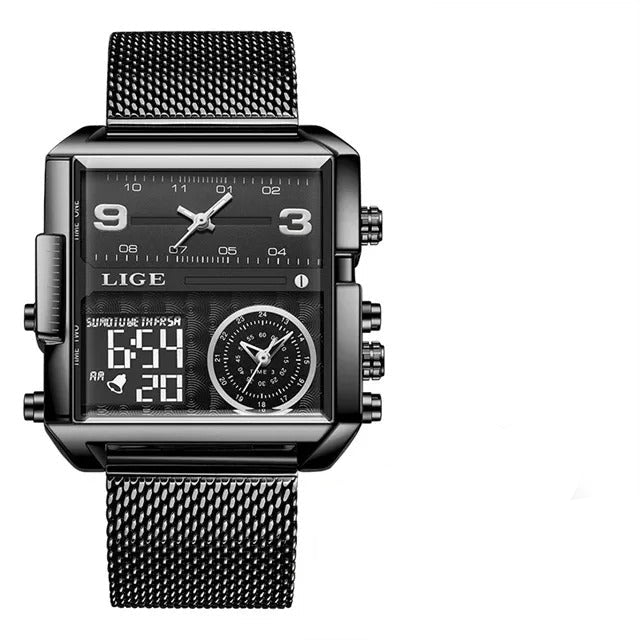 Edelstahl Armbanduhr "Impermeabile Militare Luminoso no.433" - PITANI