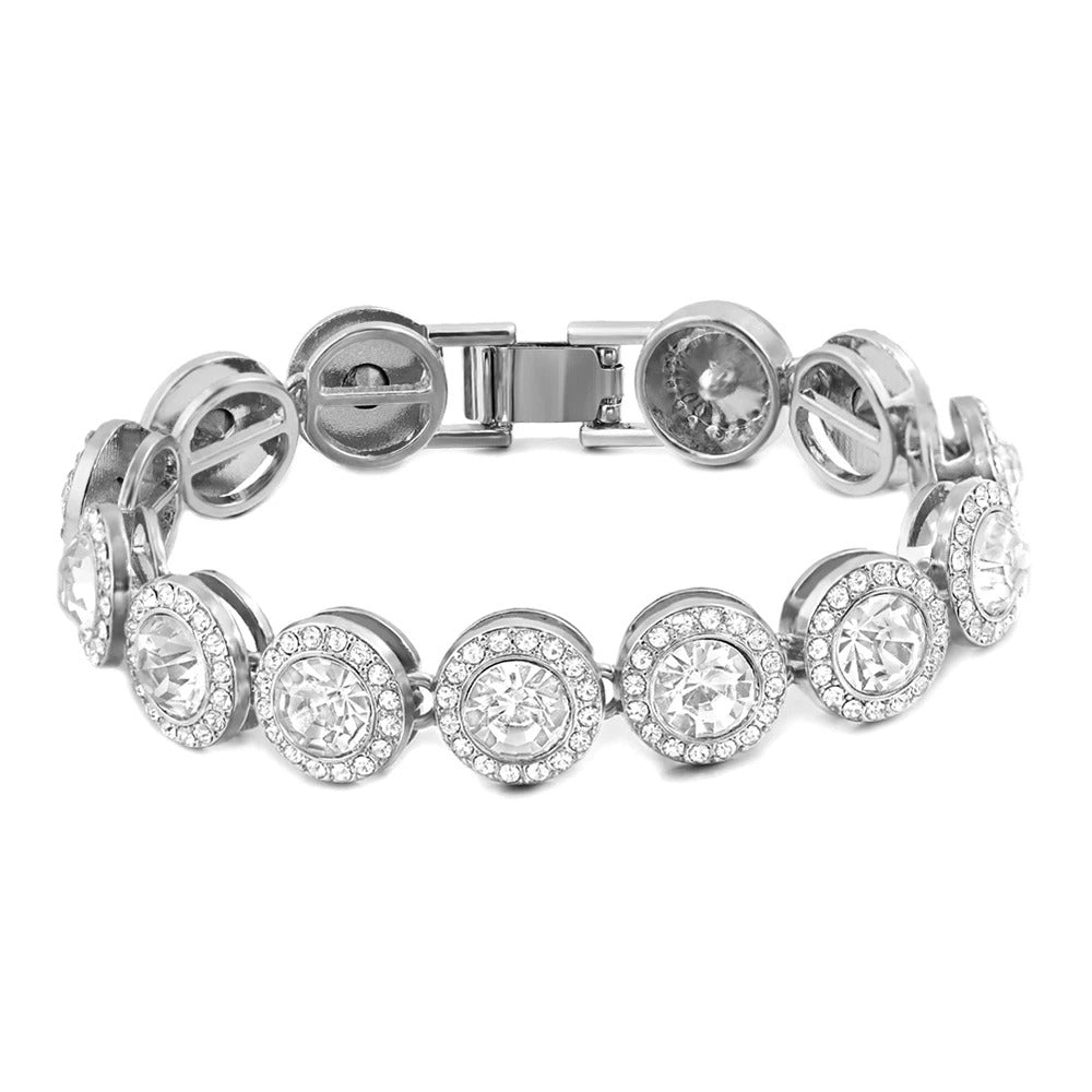 Edelstahl Glitzer Armband "Braccialeto nonloso massiccio no.515" - PITANI