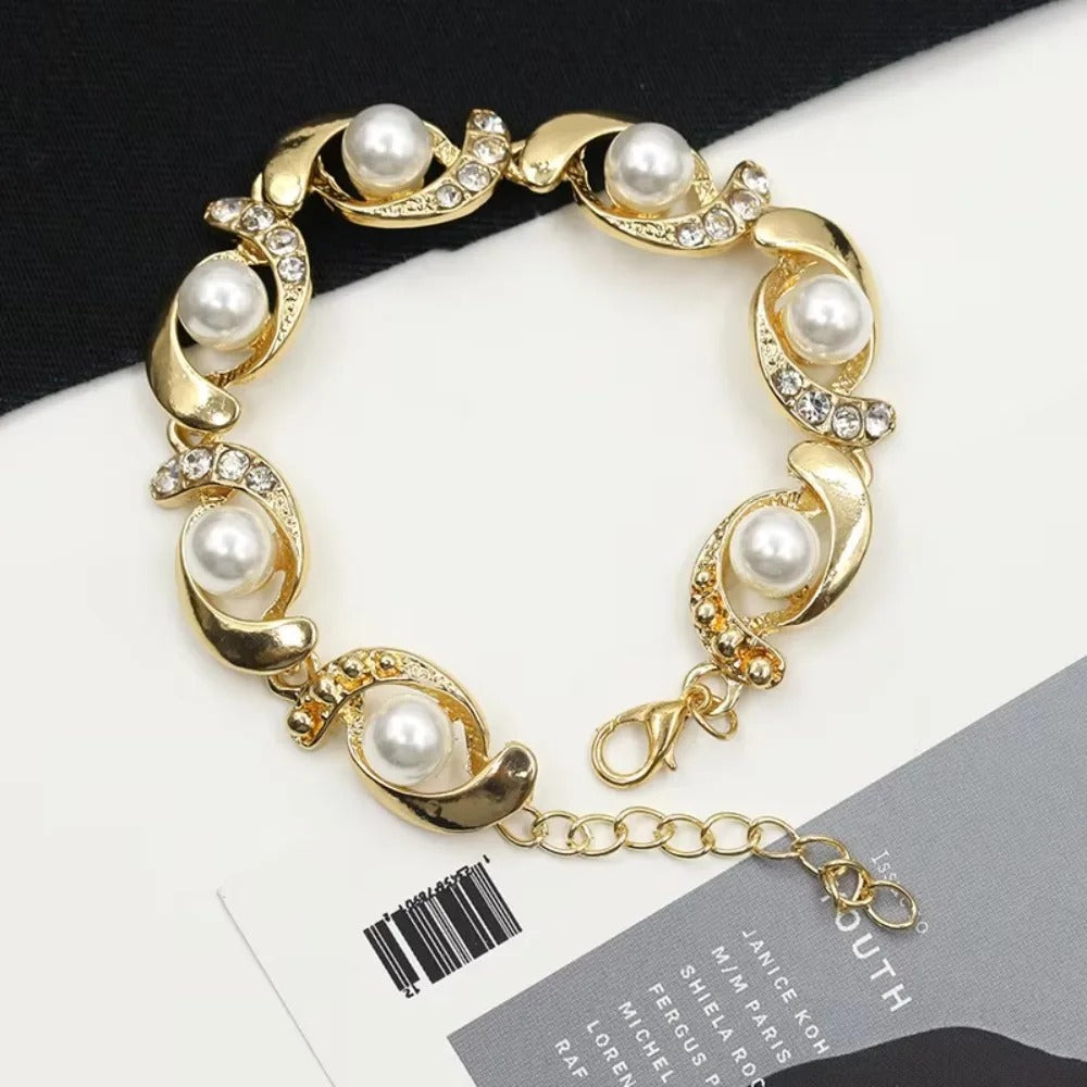 Edelstahl Perlen Armband "Perla Imitazione no.5224" - PITANI