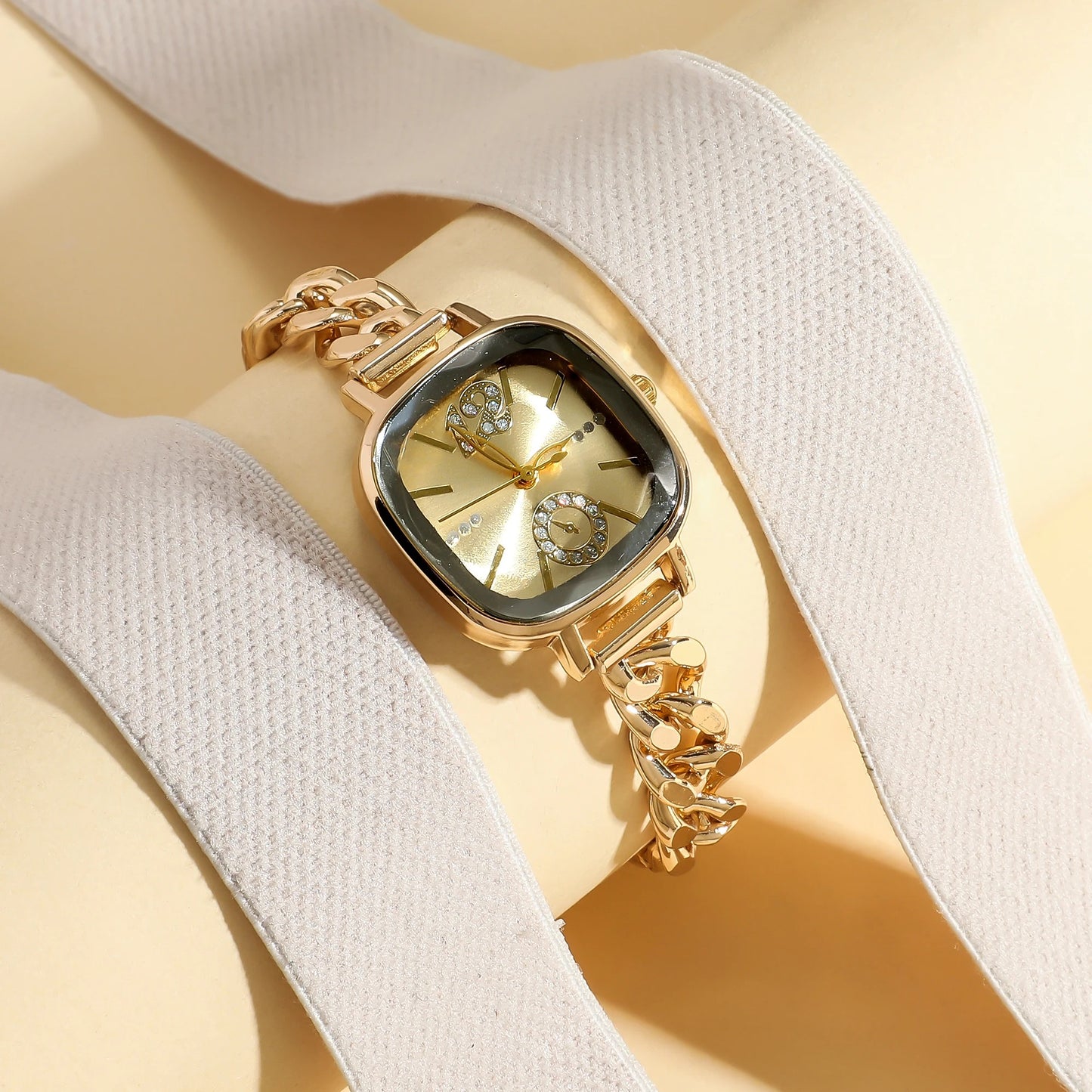 Edelstahl Armbanduhr "Moda Leggera Di Lusso Da Donna no.3140" - PITANI