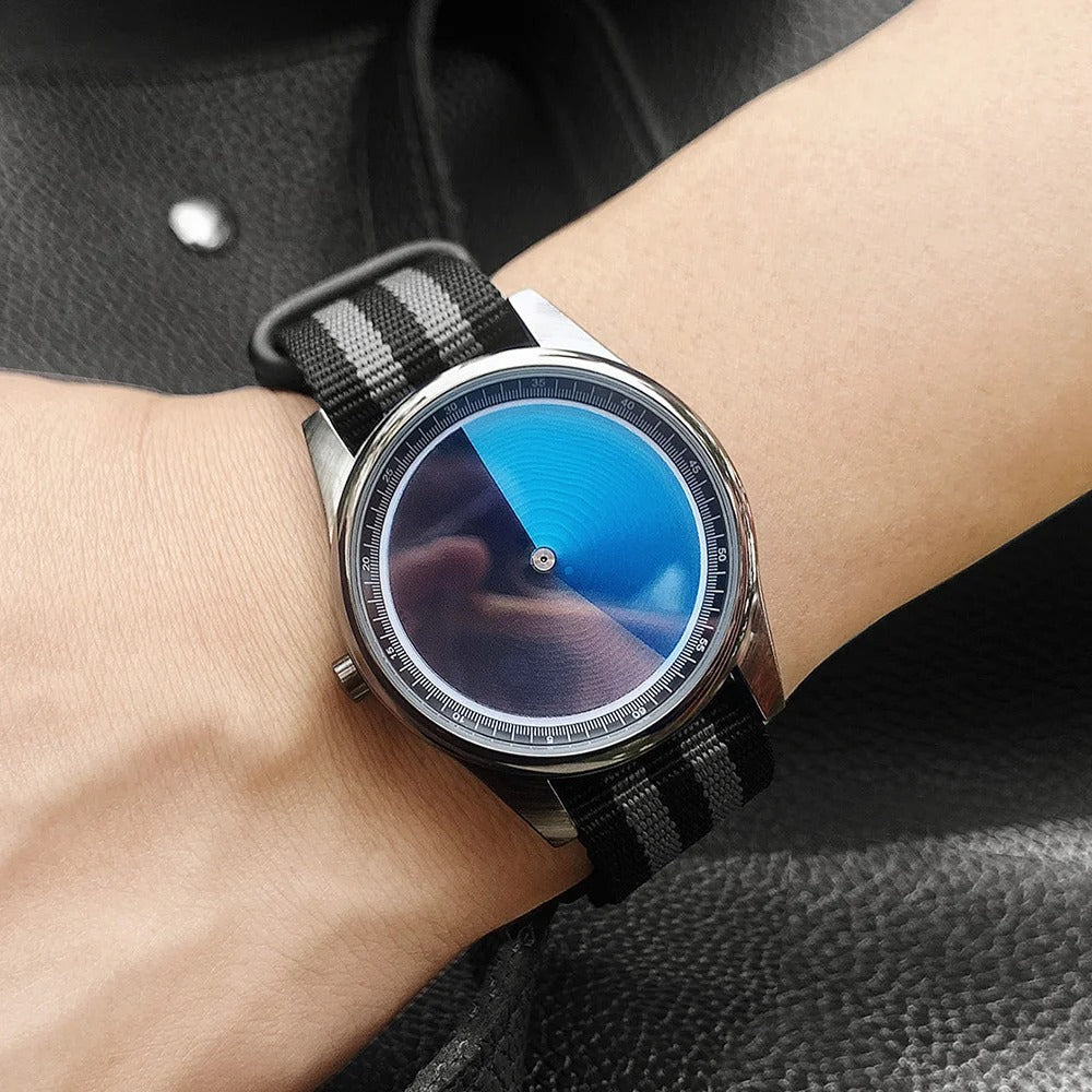 Rotierende Farben Armbanduhr "Uomo Blu Creativo no.448 " - PITANI