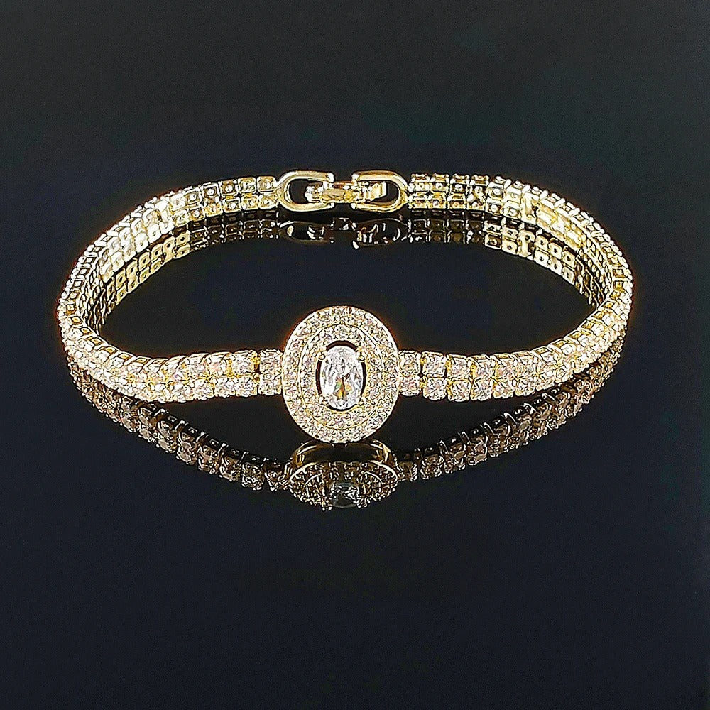 Edelstahl Glitzer Armband "Braccialetto Principessa no.5218" - PITANI