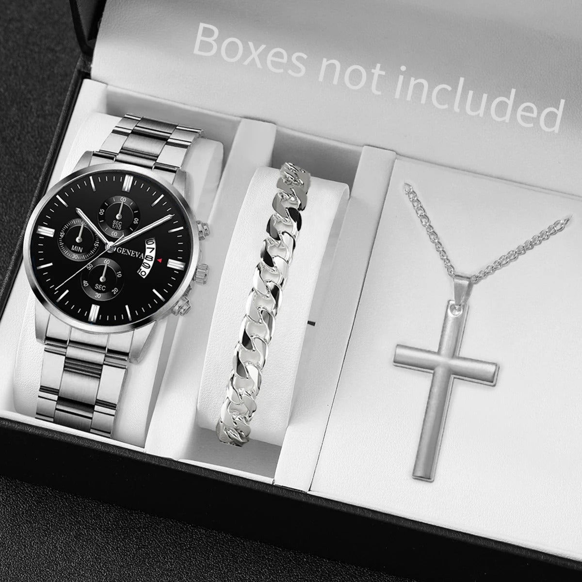 3-teiliges Uhren-Schmuckset „Set Moda Uomo No.6799“ - PITANI