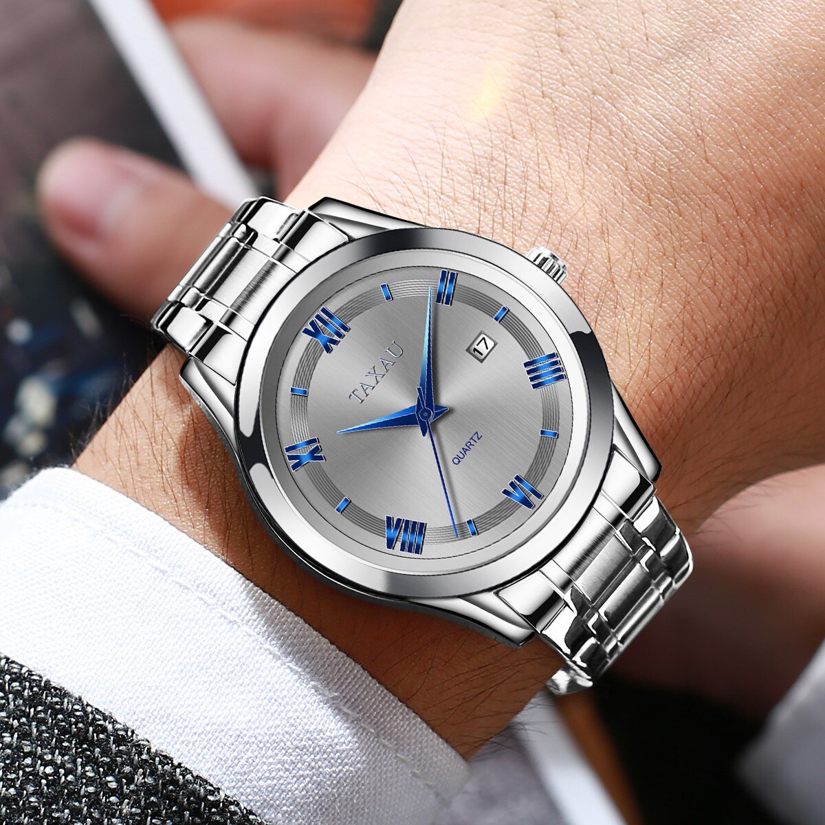 Edelstahl Armbanduhr "Forma di Lusso no.318" - PITANI