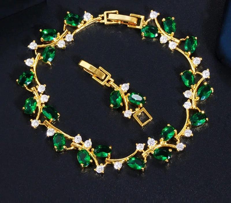 Edelstahl Armband "Elegante Foglia Abbagliante no.552" - PITANI