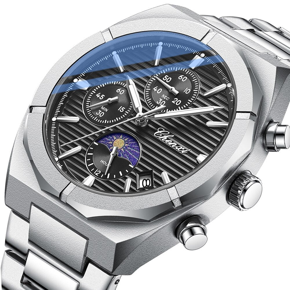 Edelstahl Armbanduhr "Guardolo Blu no.303" - PITANI