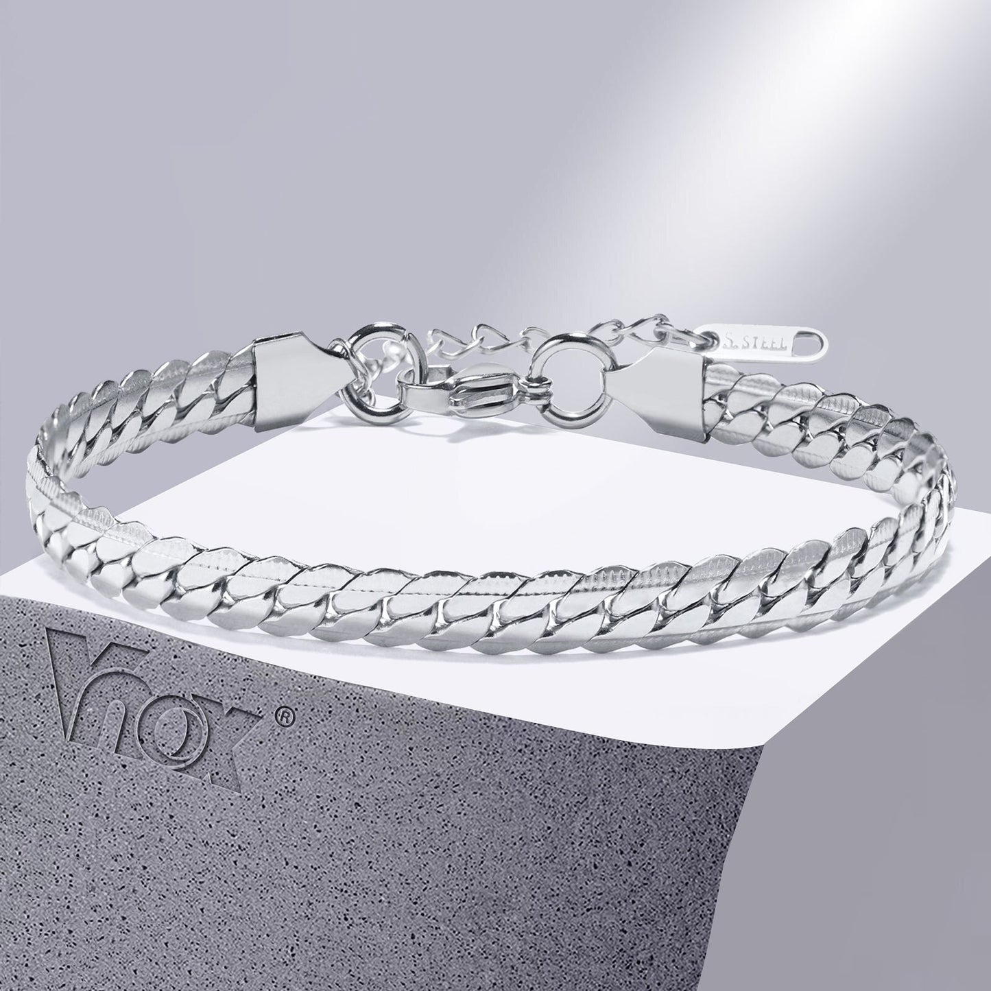Edelstahl Armband "Regolabile"