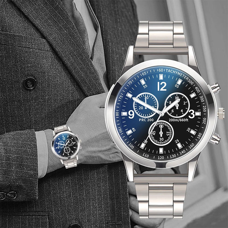 Edelstahl Armbanduhr "Tre Occhi no.400" - PITANI