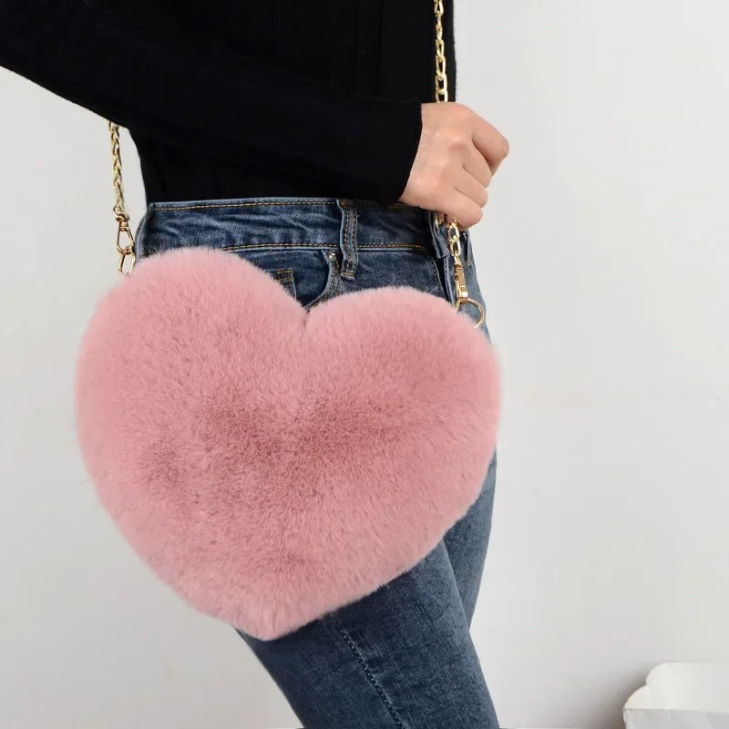 Premium "A forma di cuore no.208" Handtasche/Clutch Größe "S " - PITANI
