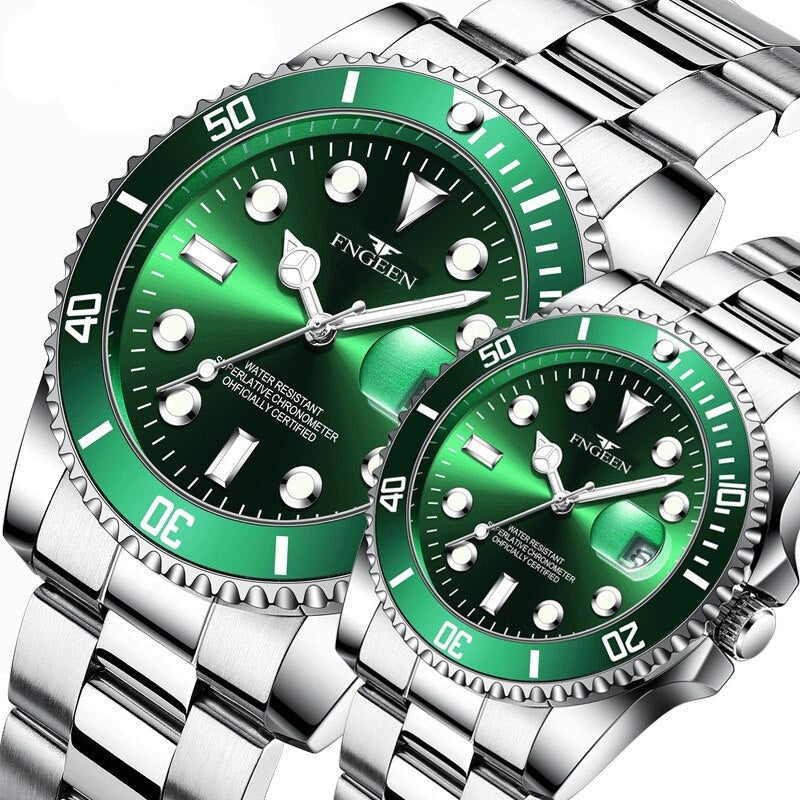 Edelstahl Armbanduhr "Due Coppie Belle no.278" - PITANI