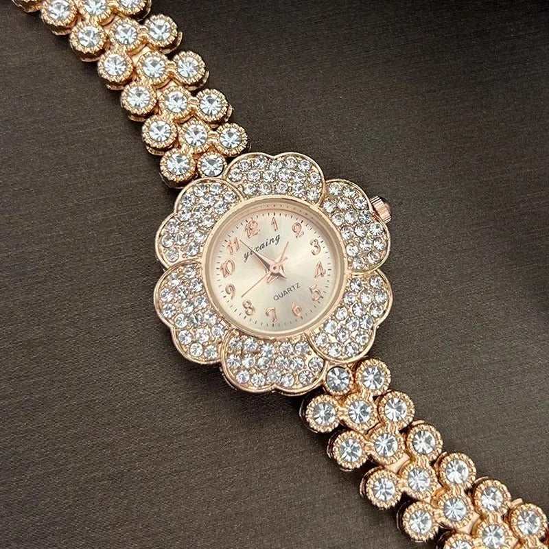 Edelstahl Armbanduhr mit Blumenform Ziffernblatt "Design Del Marchio Di Orologi no.3126" - PITANI