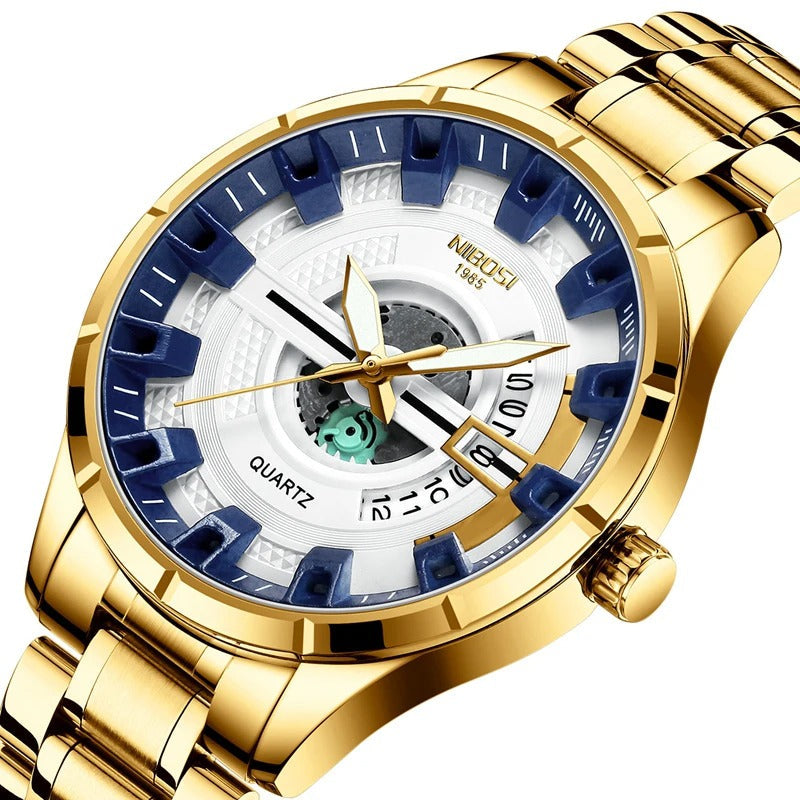 Edelstahl Armbanduhr "Orologio Oro Inox no.446" - PITANI
