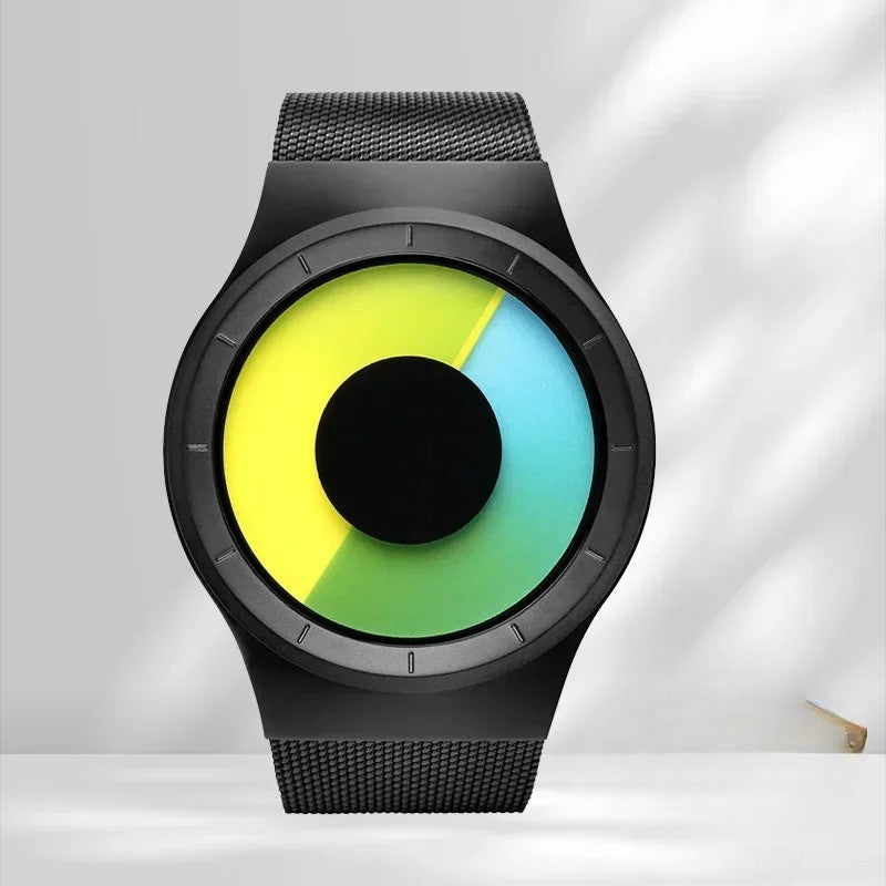 Rotierende Farben Armbanduhr "Orologi Al Quarzo Creativi no.4162" - PITANI