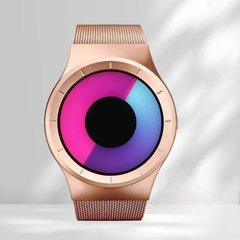 Rotierende Farben Armbanduhr "Orologi Al Quarzo Creativi no.4162" - PITANI