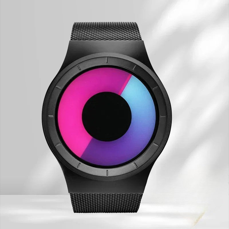 Rotierende Farben Armbanduhr "Orologi Al Quarzo Creativi no.4162" - PITANI