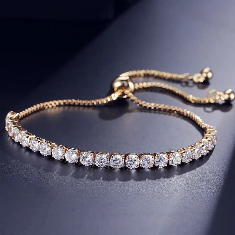 Edelstahl Glitzer Armband "Metallo di cristallo no.511" - PITANI