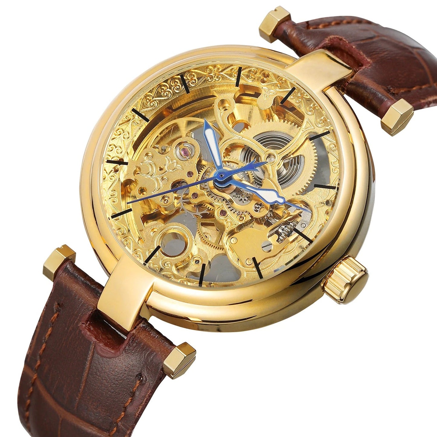 Leder Automatik Armbanduhr "Guarda Il Design Unico no.460" - PITANI