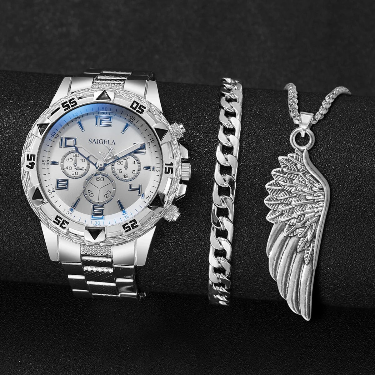 3-teiliges Uhren-Schmuckset „Orologi Da Lavoro E Moda No.6801“ - PITANI