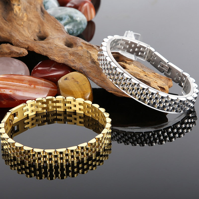 SALE | Edelstahl Armband "Placcato Oro no.244" - PITANI