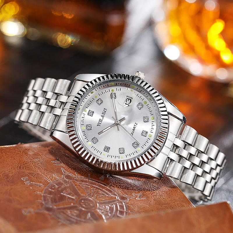 Edelstahl Armbanduhr "Orologio a righe no.411" - PITANI