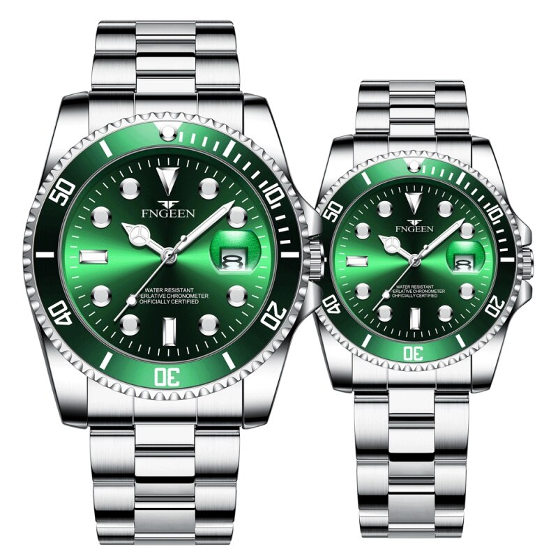 Edelstahl Armbanduhr "Due Coppie Belle no.278" - PITANI
