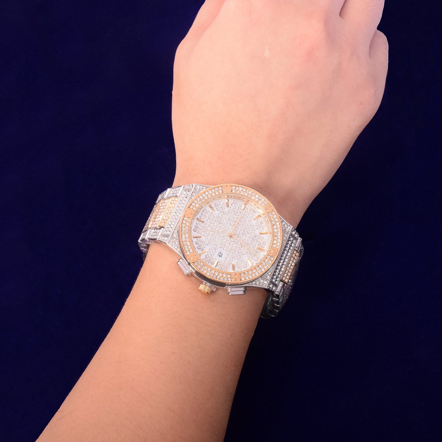 Edelstahl Armbanduhr "Orologio Nastro scintillante no.377" - PITANI