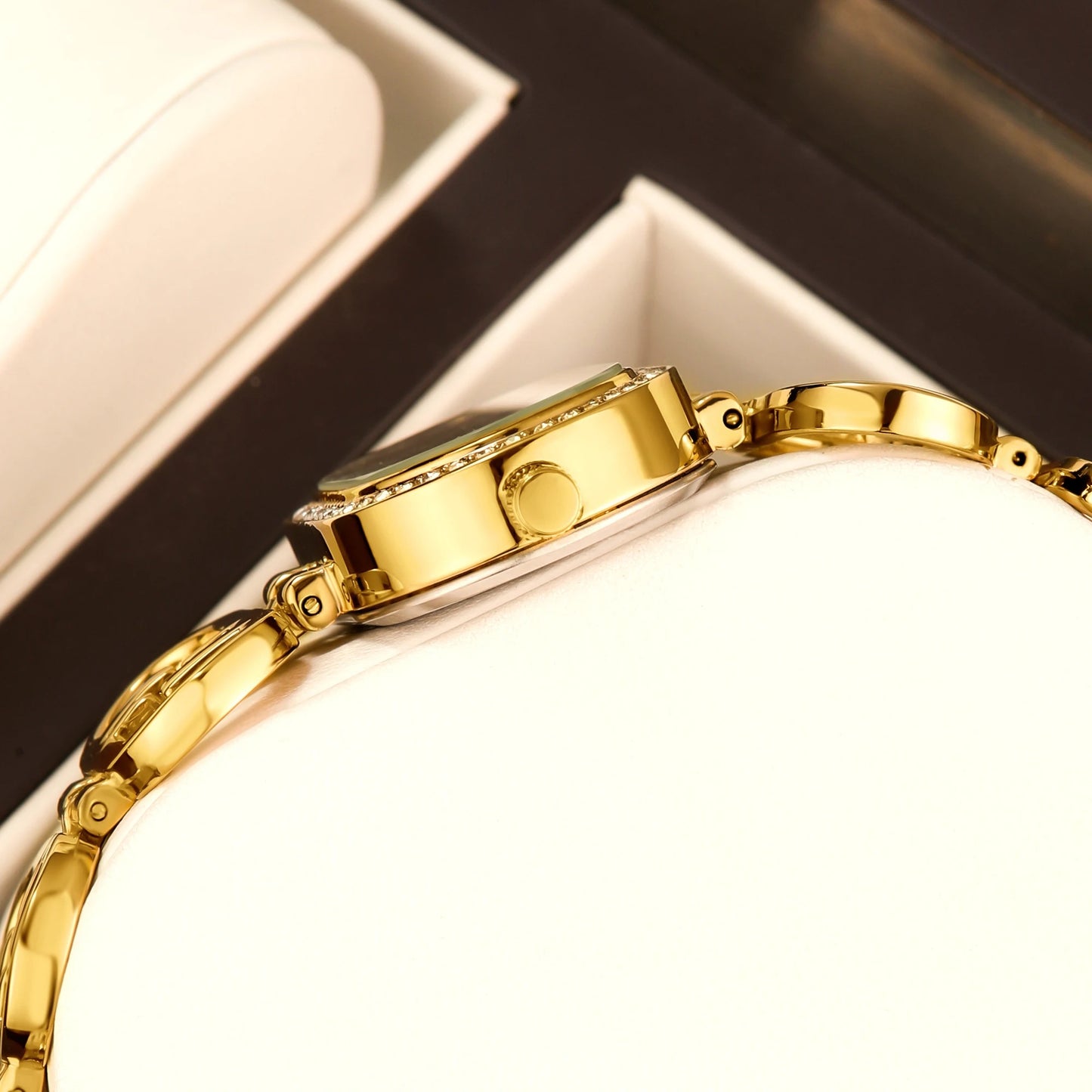 Außergewöhnliche Edelstahl Armbanduhr "Orologi Con Strass Scintillanti no.3136" - PITANI