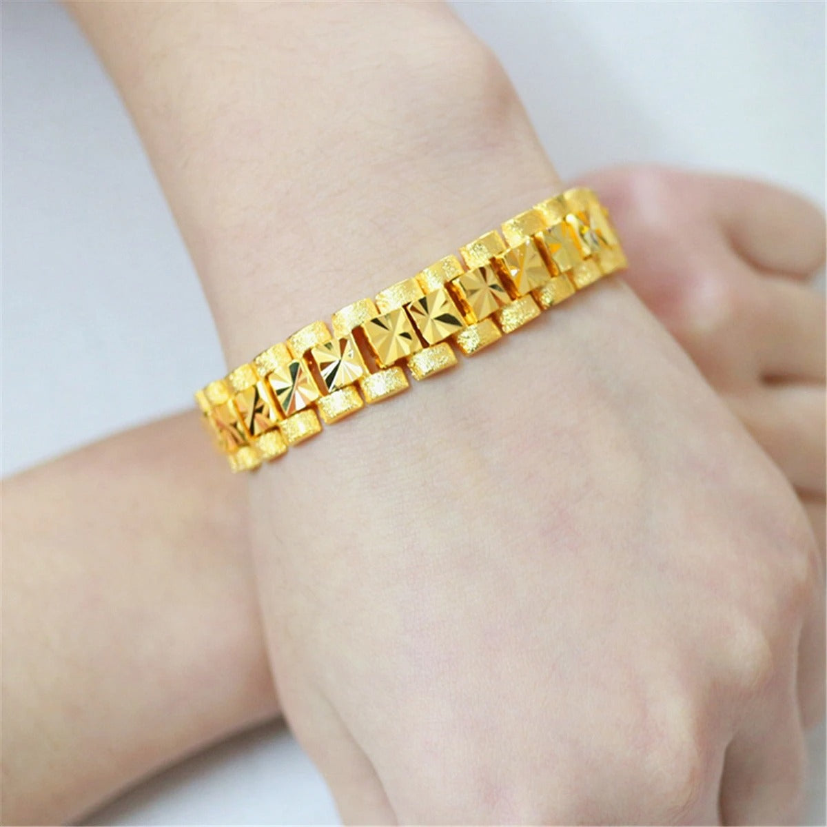 Edelstahl Armband "Bracciale Placcato Oro no.541" - PITANI