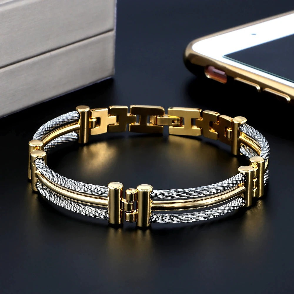 Edelstahl Armband "Giunzione Di Maglie Di Catena no.538" - PITANI