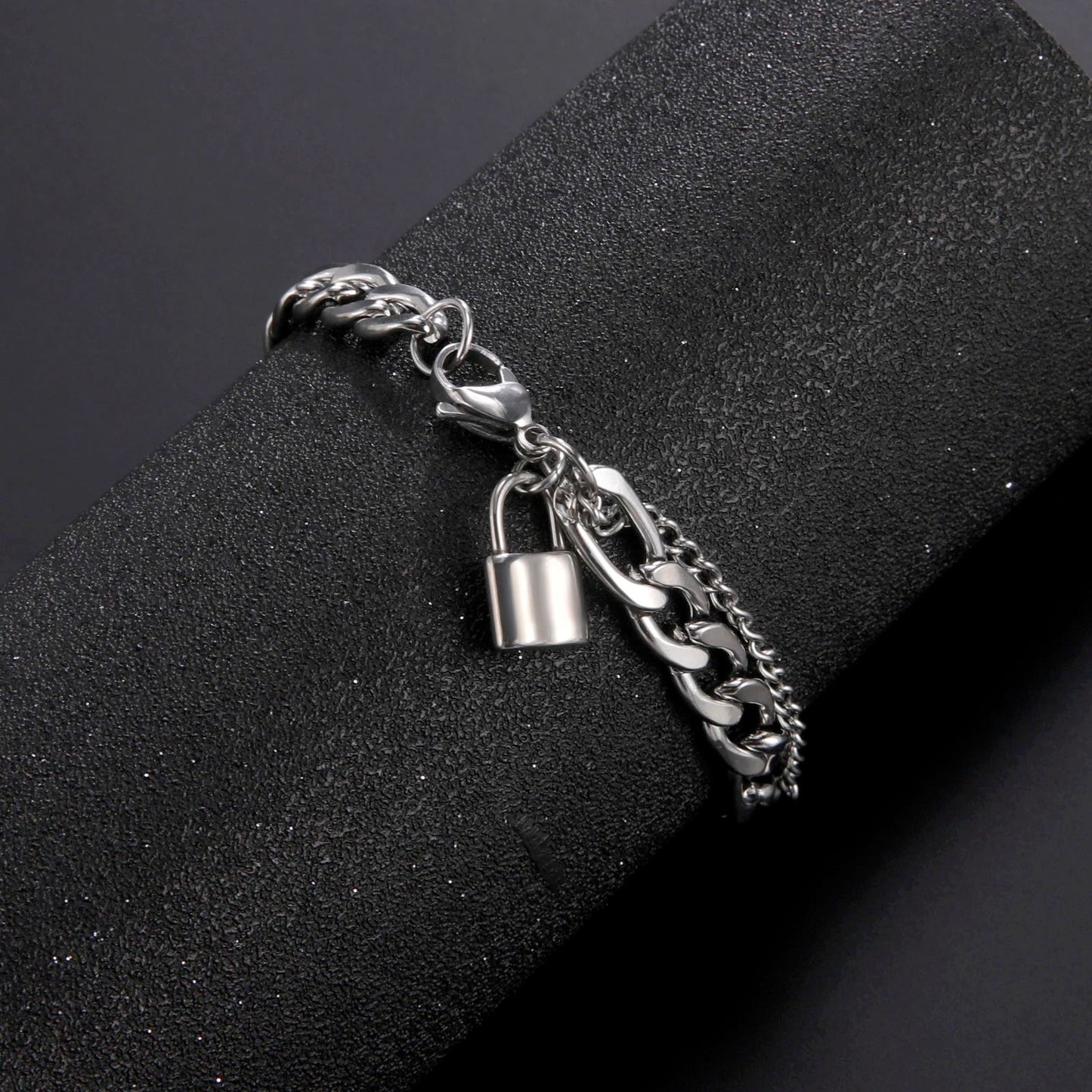 Edelstahl Schloss Armband "Gioielli per sempre no.526" - PITANI