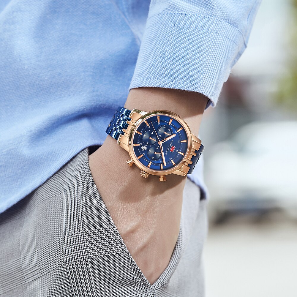 Edelstahl Armbanduhr "Relogio no.373" - PITANI