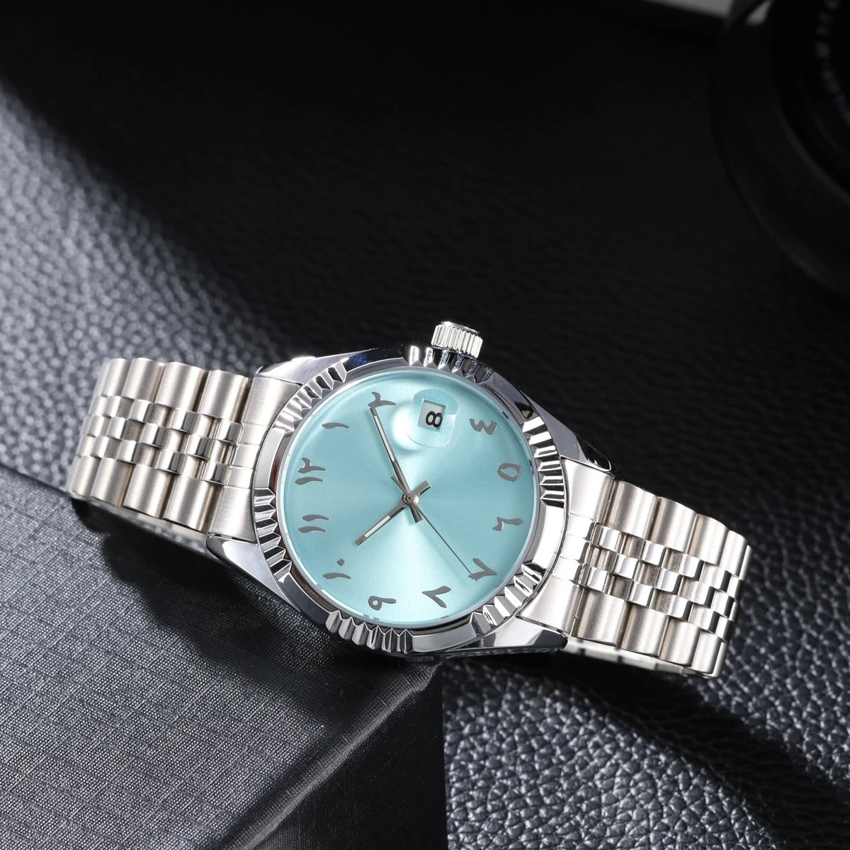 Edelstahl Automatik Armbanduhr "Orologio Blu di Numeri Arabi no.423" - PITANI