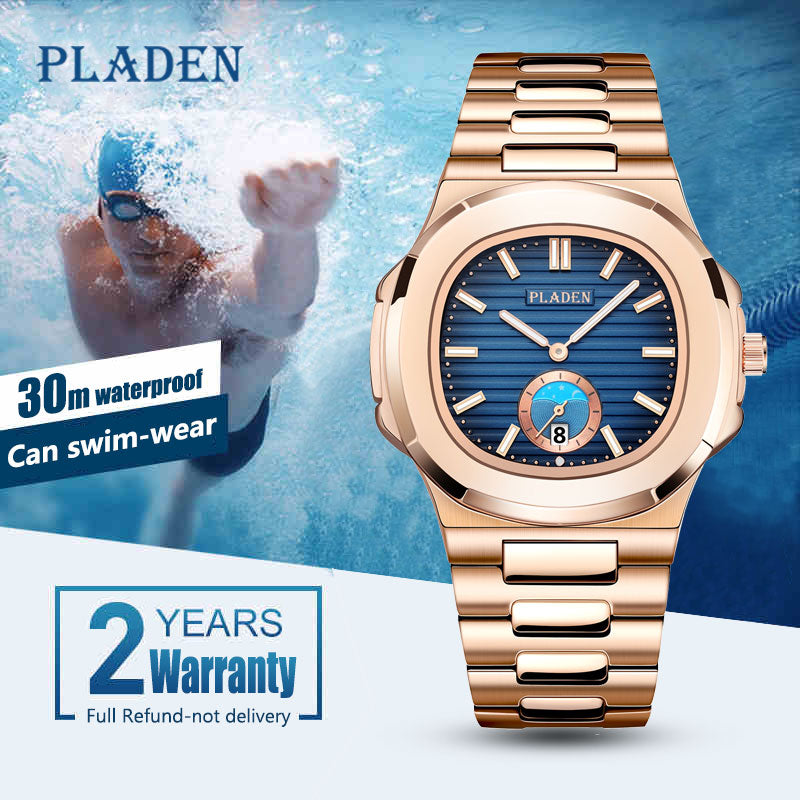 Edelstahl Armbanduhr "Luna"
