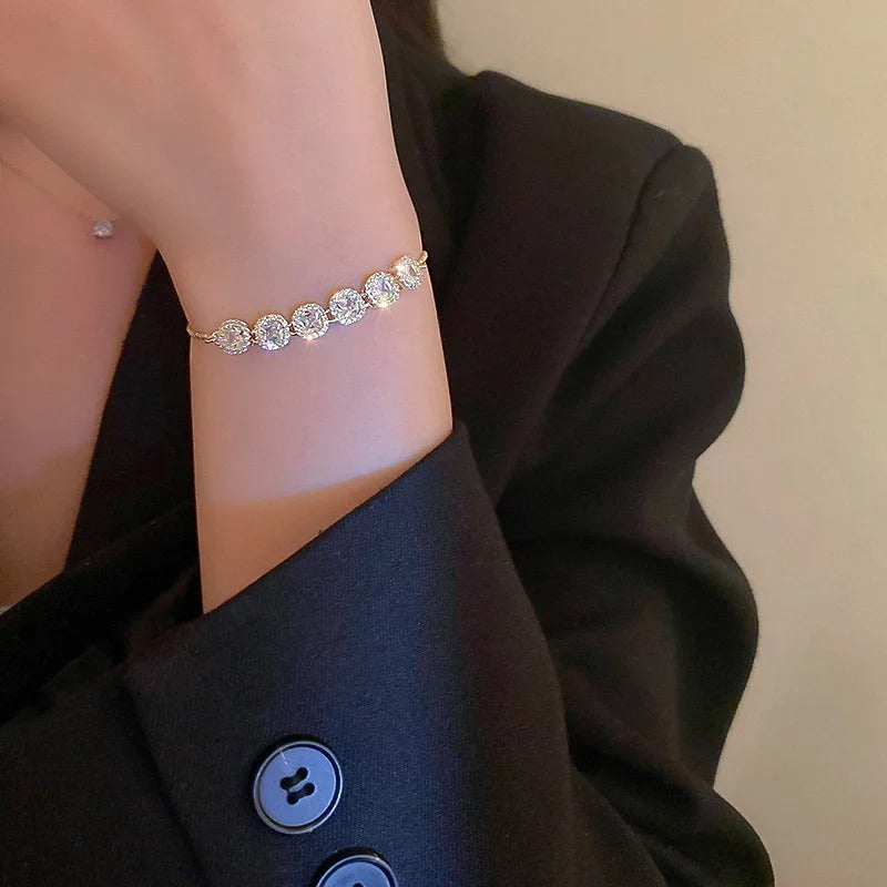 Edelstahl Glitzer Armband "Placcato di alta qualità no.516" - PITANI