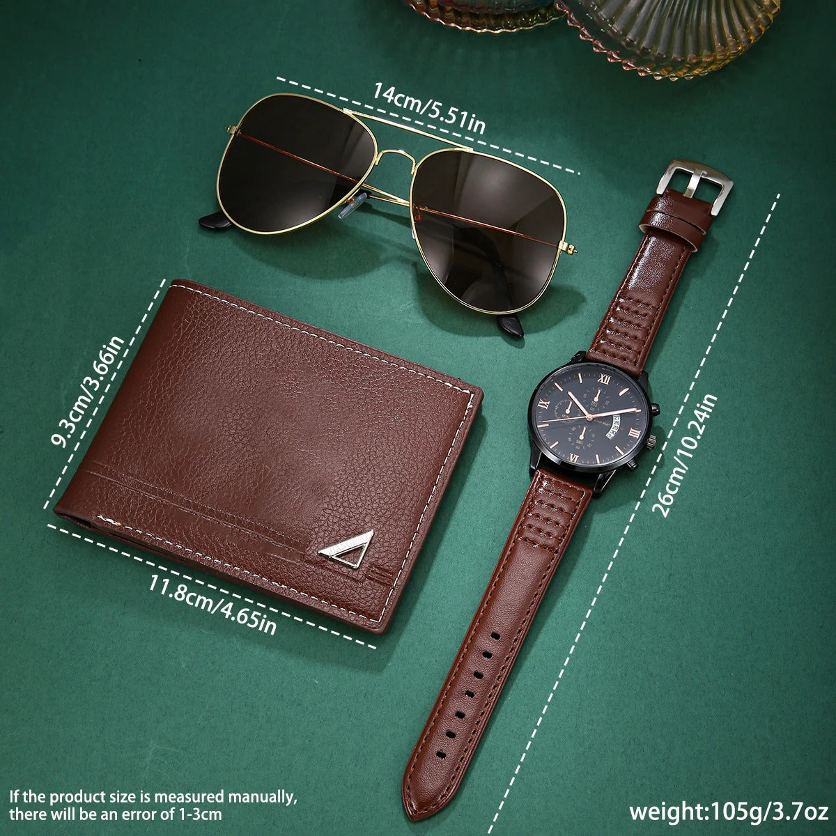 3-teiliges Uhren-Schmuckset „3 Pezzi Casual Da Uomo No.6809“ - PITANI