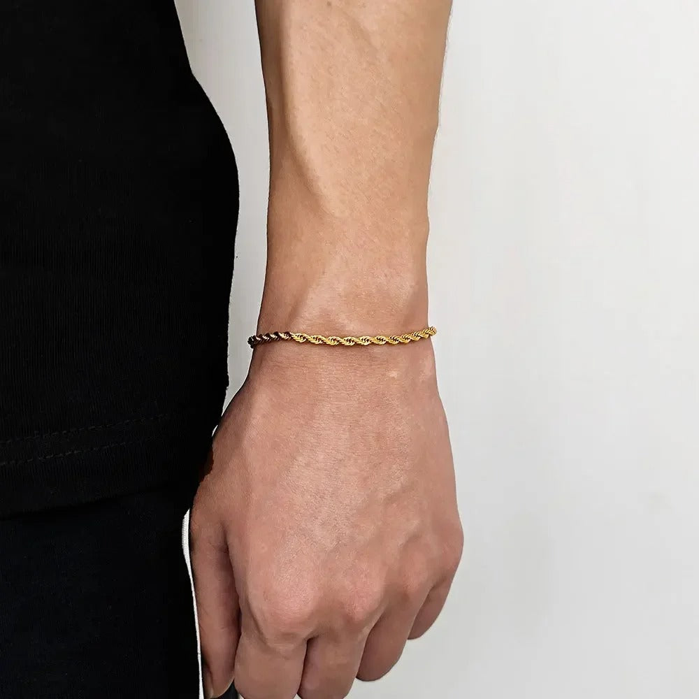 Edelstahl Armband "Corda attorcigliata no.299" - PITANI