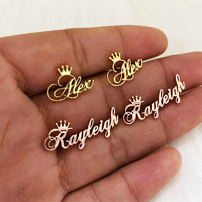 Personalisierte Edelstahl Ohrringe "Capello di Re Leo no.137" - PITANI