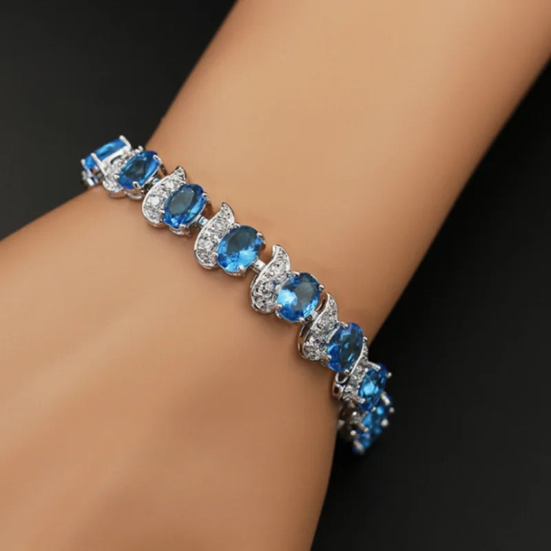 Edelstahl Armband "Reticolato Di Cristallo Ovale no.571" - PITANI