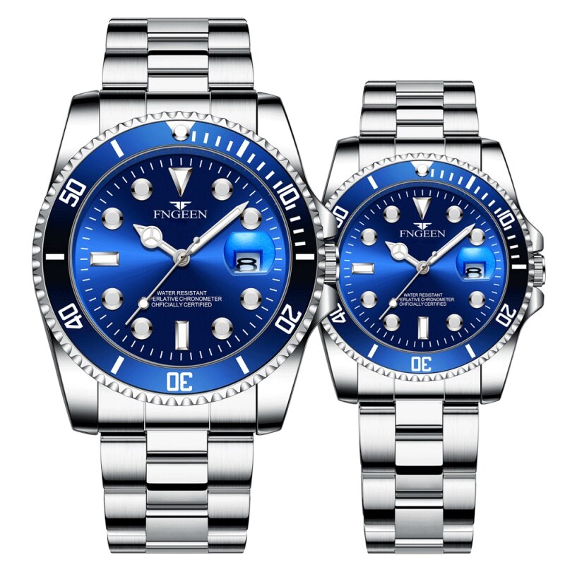 Edelstahl Armbanduhr "Due Coppie Belle no.278" - PITANI