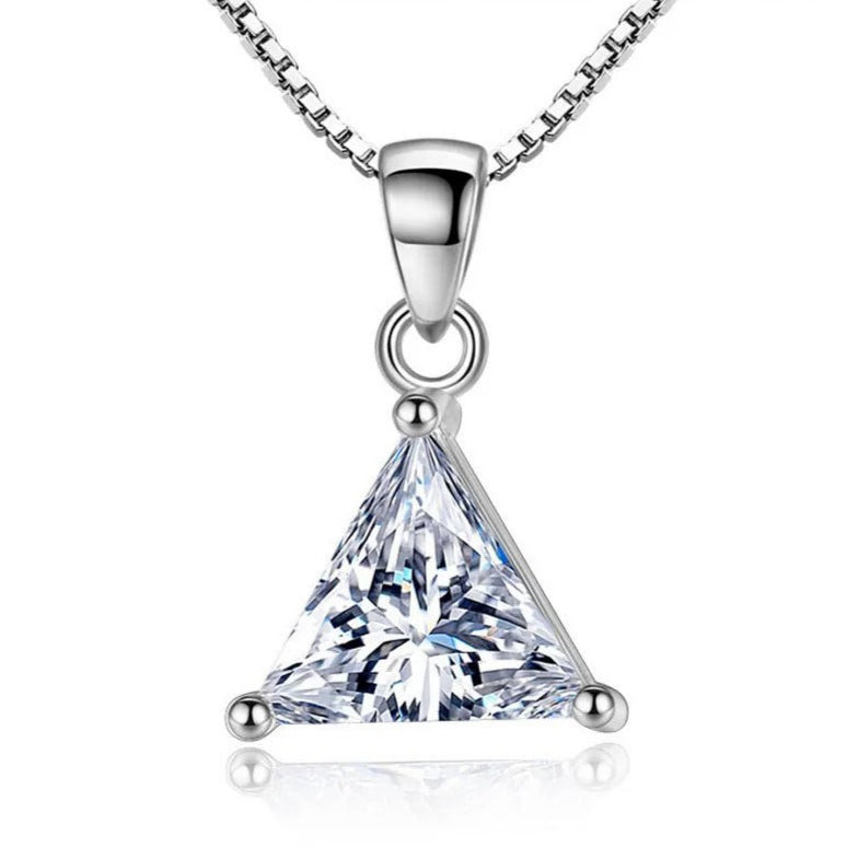 Edelstahl Glitzer Halskette "Ciondolo Di Diamanti no.541" - PITANI