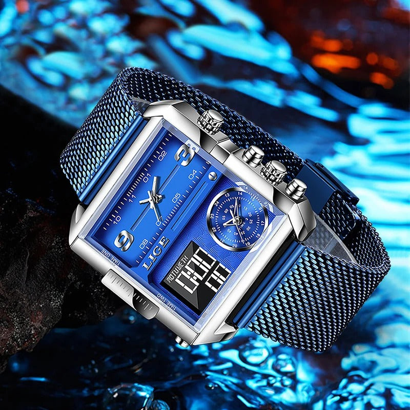 Edelstahl Armbanduhr "Impermeabile Militare Luminoso no.433" - PITANI