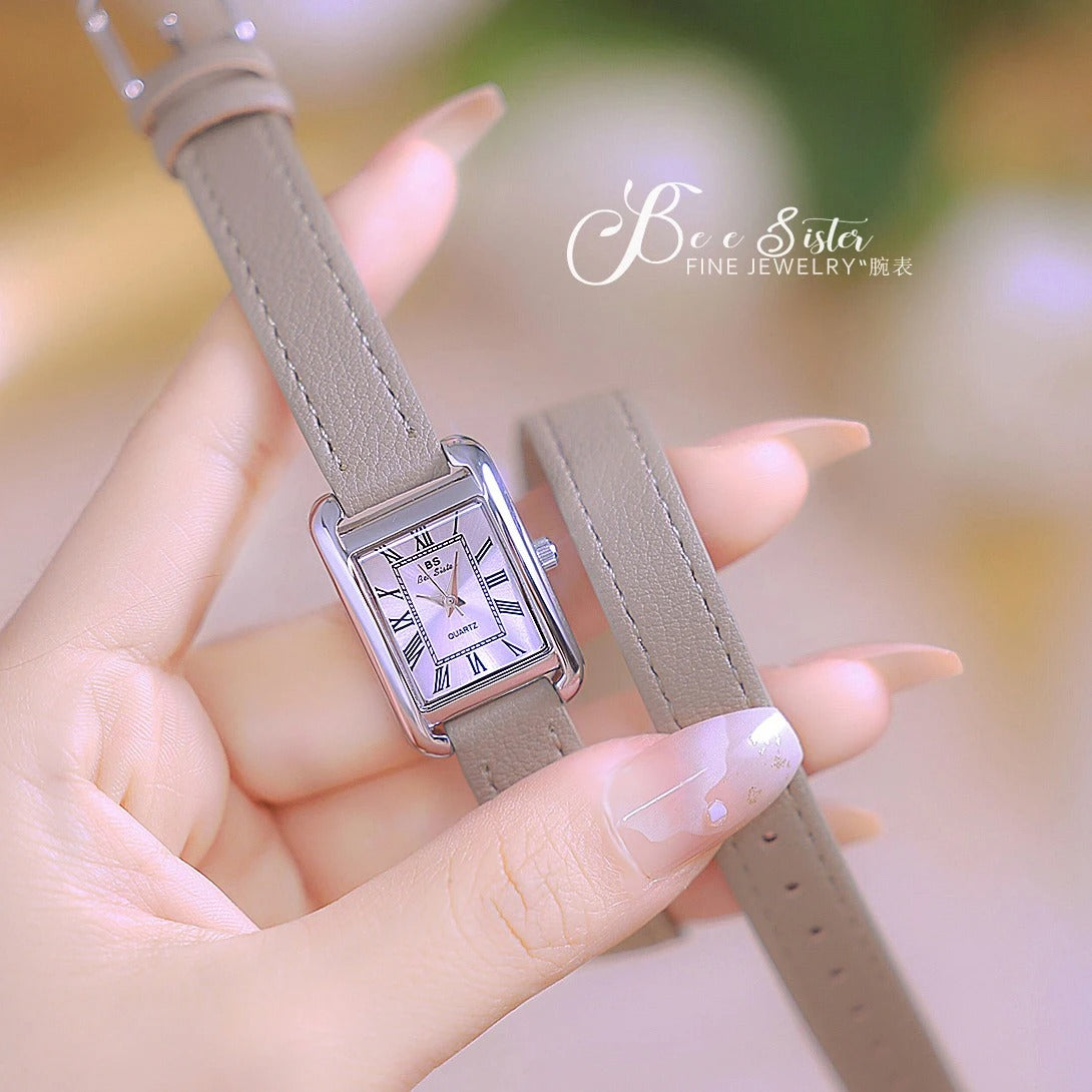 Vintage-Style Leder Armbanduhr "Orologi Da Polso Al Quarzo no.3155" - PITANI