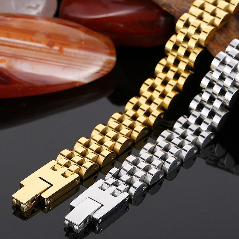 SALE | Edelstahl Armband "Placcato Oro no.244" - PITANI