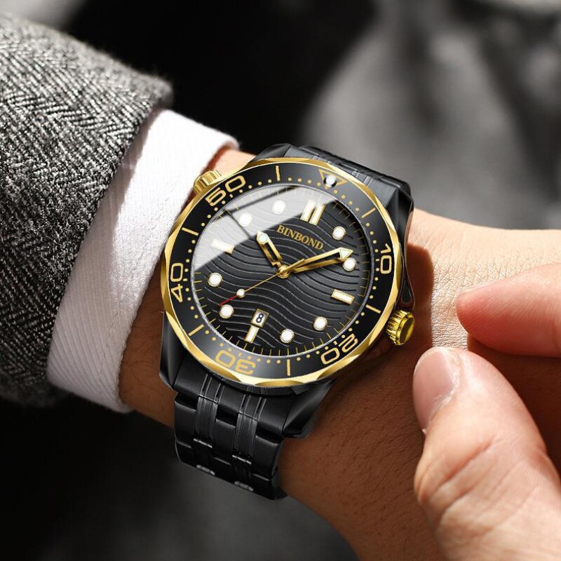 Edelstahl Armbanduhr "Moda Uomo no.334" - PITANI